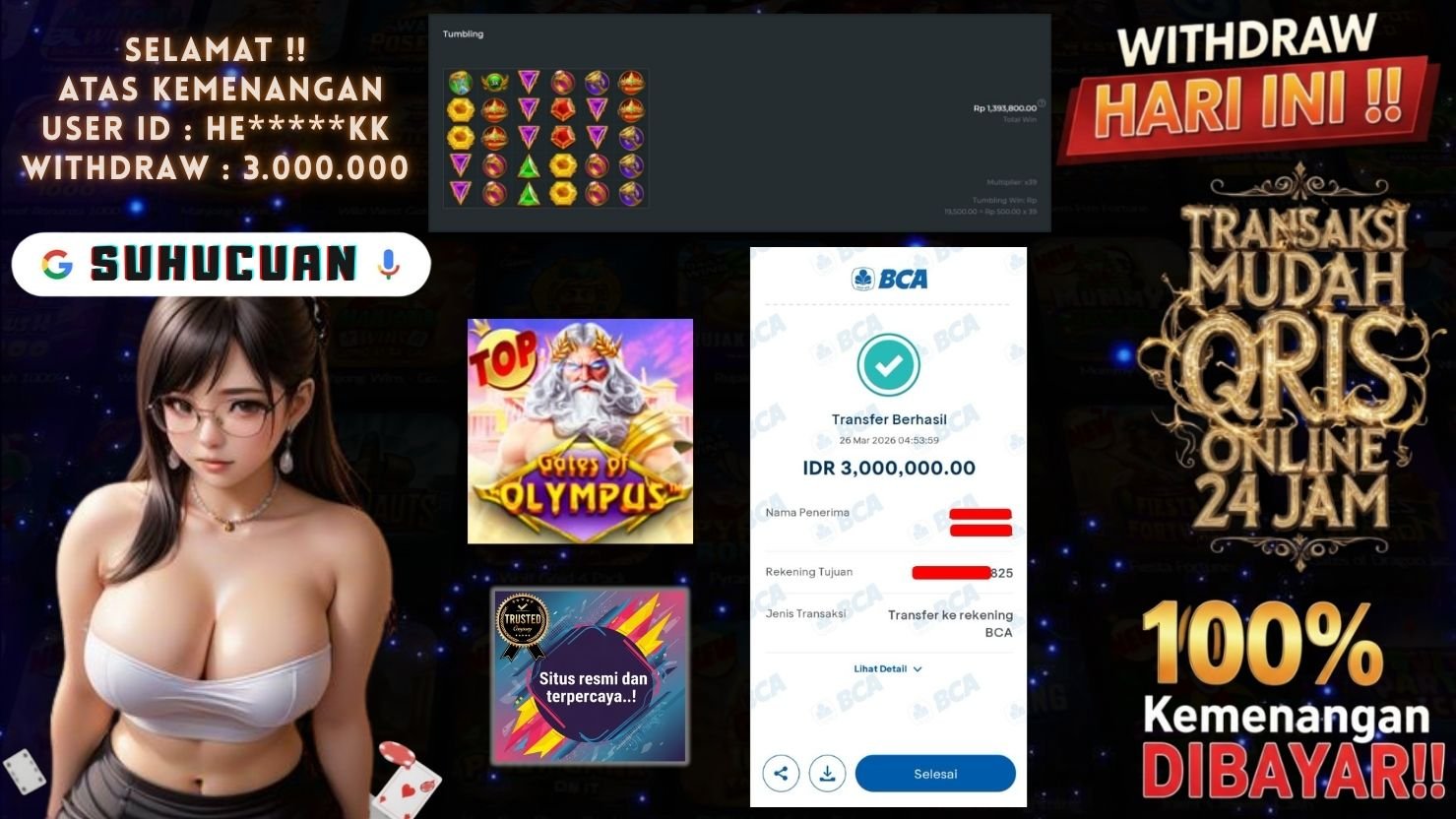 SUHUCUAN JACKPOT SLOT GATES OF OLYMPUS